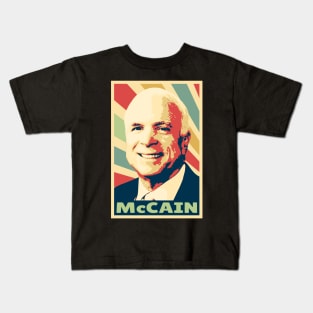 John McCain Vintage Colors Kids T-Shirt